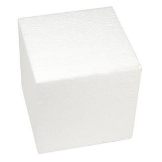 Cube en polystyrene<br />15x15x15 cm