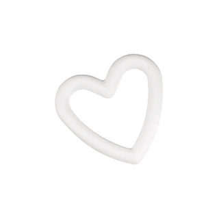 Coeurs en polystyrene<br />15 cm