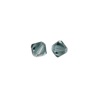 Perles cristal Swarovski toupie 4 mm ø. <br />topaze fumee