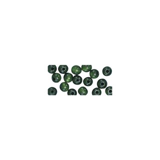 Perles en bois, polies, 10 mm ø, rondes<br />vert