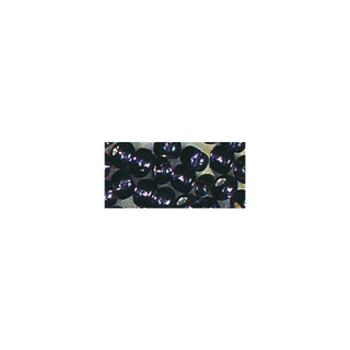 Rocailles. 2 mm ø. avec garniture argent<br />lilas fonce