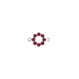 Accessoires bijoux Swarovski Couronne,2 oeuillets,15 mm<br />rouge classique