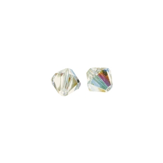 Perles cristal Swarovski 3 mm bte. de 50 pces<br />aurore boreale