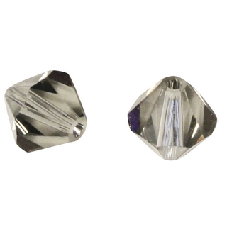 Perles cristal Swarovski 3 mm bte. de 50 pces<br />gris argente