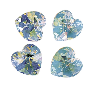 Swarovski Coeur cristal 10,3x10 mm<br />aurore boreale