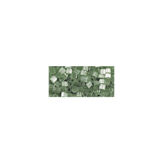 Chevilles en verre, transparent, 2x2 mm<br />vert antique