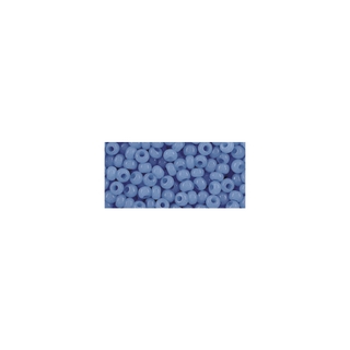 Rocailles, 2,6 mm ø, albâtres<br />bleu clair