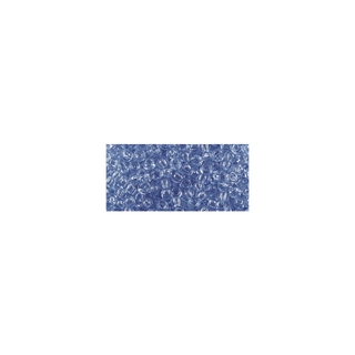 Rocailles, transparentes, 2,6 mm ø<br />bleu moyen