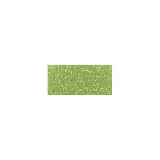 Rocailles, transparentes, 2,6 mm ø<br />vert clair