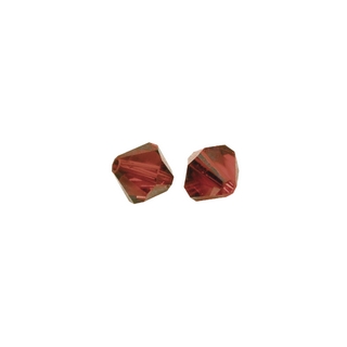 Perles cristal Swarovski toupie 4 mm ø.  rouge carmin