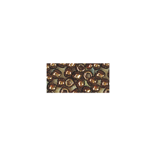 Rocailles. 2 mm ø. avec garniture argent cuivre