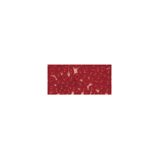Rocailles. 2 mm ø. opaques rouge