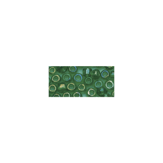 Rocailles. 2 mm ø. transparentes lustre vert