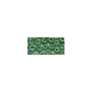 Rocailles. 2.6 mm ø. opaques lustre vert