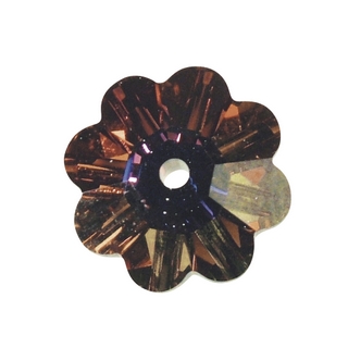 Swarovski Fleur cristal 10 mm 1 trou rubis