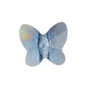 Swarovski Perle cristal Papillon 8 mm aigue-marine