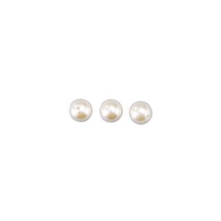 Perles Ronde, 12 mm blanc