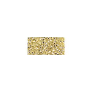 Rocailles, avec garniture d'argent, 2,6 mm ø jaune