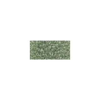 Rocailles, transparentes, 2,6 mm ø vert antique