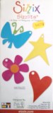 Poinçon pour decoupe 4 etiquettes Papillon, etoile,fleur, coeur sur machine Sizzix (Bigkick, Big shot & Sidekick) env 5X5cm