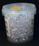 Gouttes de pluie acryliques, a¸ 6 mm, boite 90 g, cristal