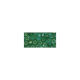 Rocailles. 2 mm ø. transparentes lustre boîte 17g vert