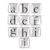 Sticker alphabet Classique, abc, autocollant, 64 pces