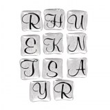 Sticker alphabet Romantique, ABC, autocollant, 64 pces