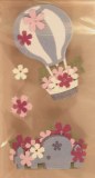 Motif adhesif Ballon de fleurs, 1-7 cm, 4 motifs, sct.-LS 4 pces